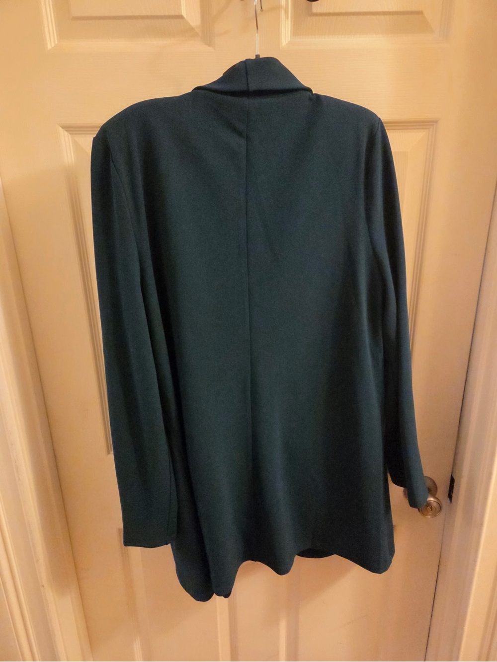 Teal Wide-Leg Pants Suit with Tie-Waist - Picture 10 of 10
